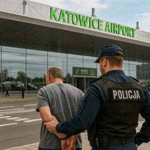 Zatrzymanie na lotnisku Pyrzowice