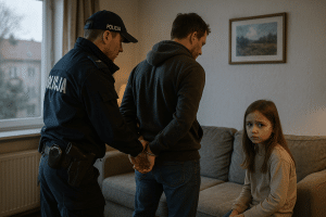 Zatrzymanie w obecności dziecka