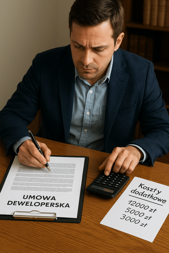 Ukryte koszty w umowach deweloperskich – na co uważać?